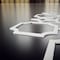 Ekena Millwork Small Anderson Decorative Fretwork Wall Panels in Architectural PVC, 20 5/8"W x 11 3/8"H x 3/8"T WALP12X12AND - alternate 2